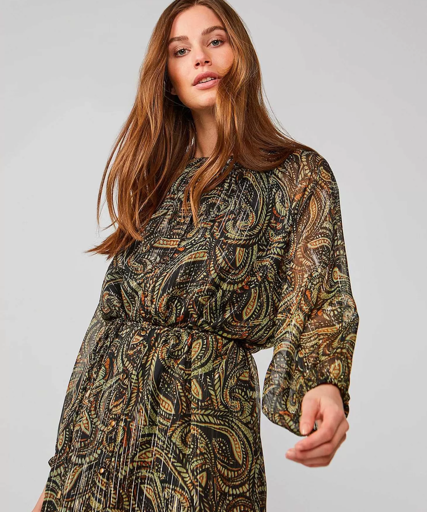 Midi Dress Swirl*Summum Online