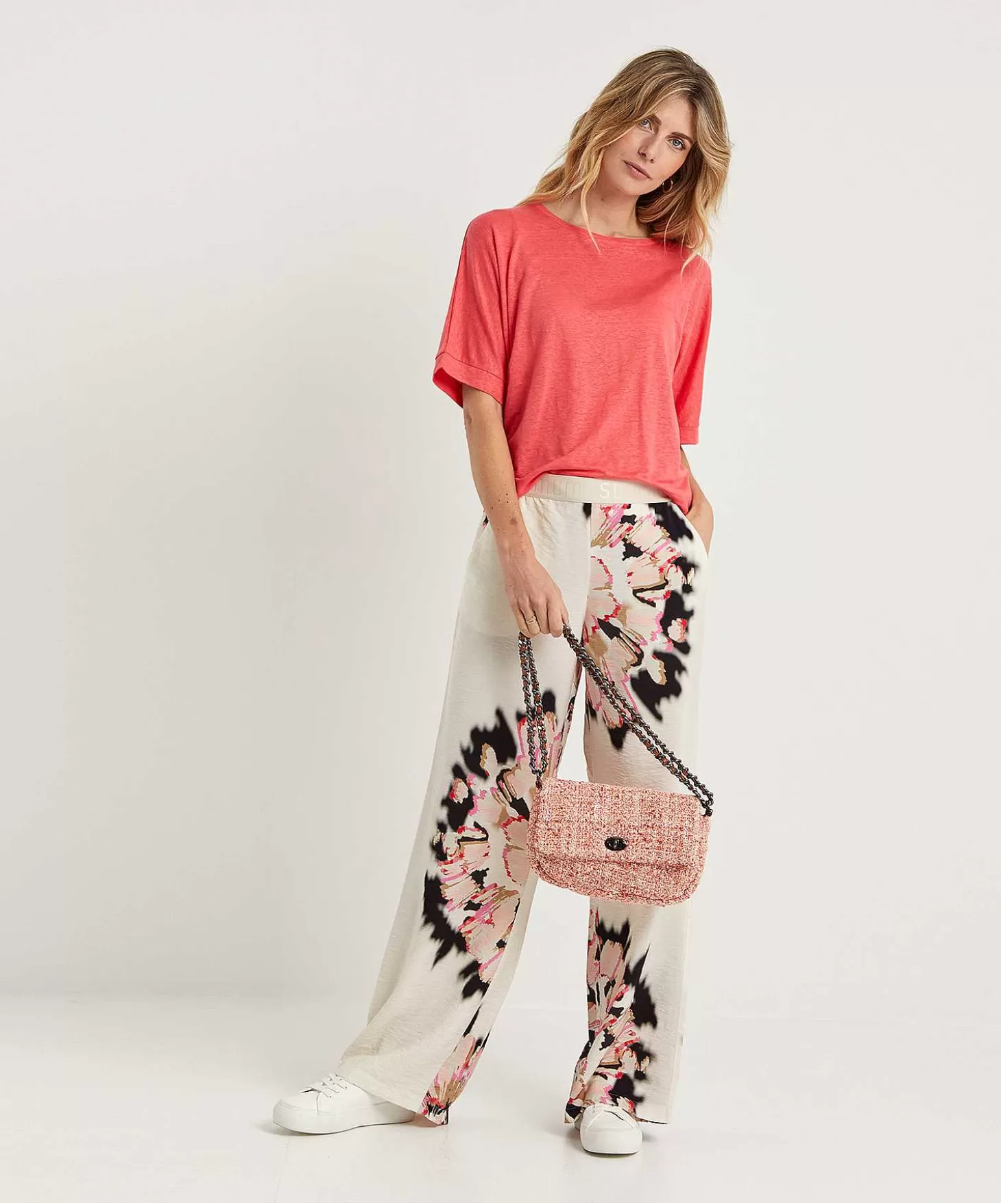 Palazzo Trousers Maxi Flower*Summum Fashion