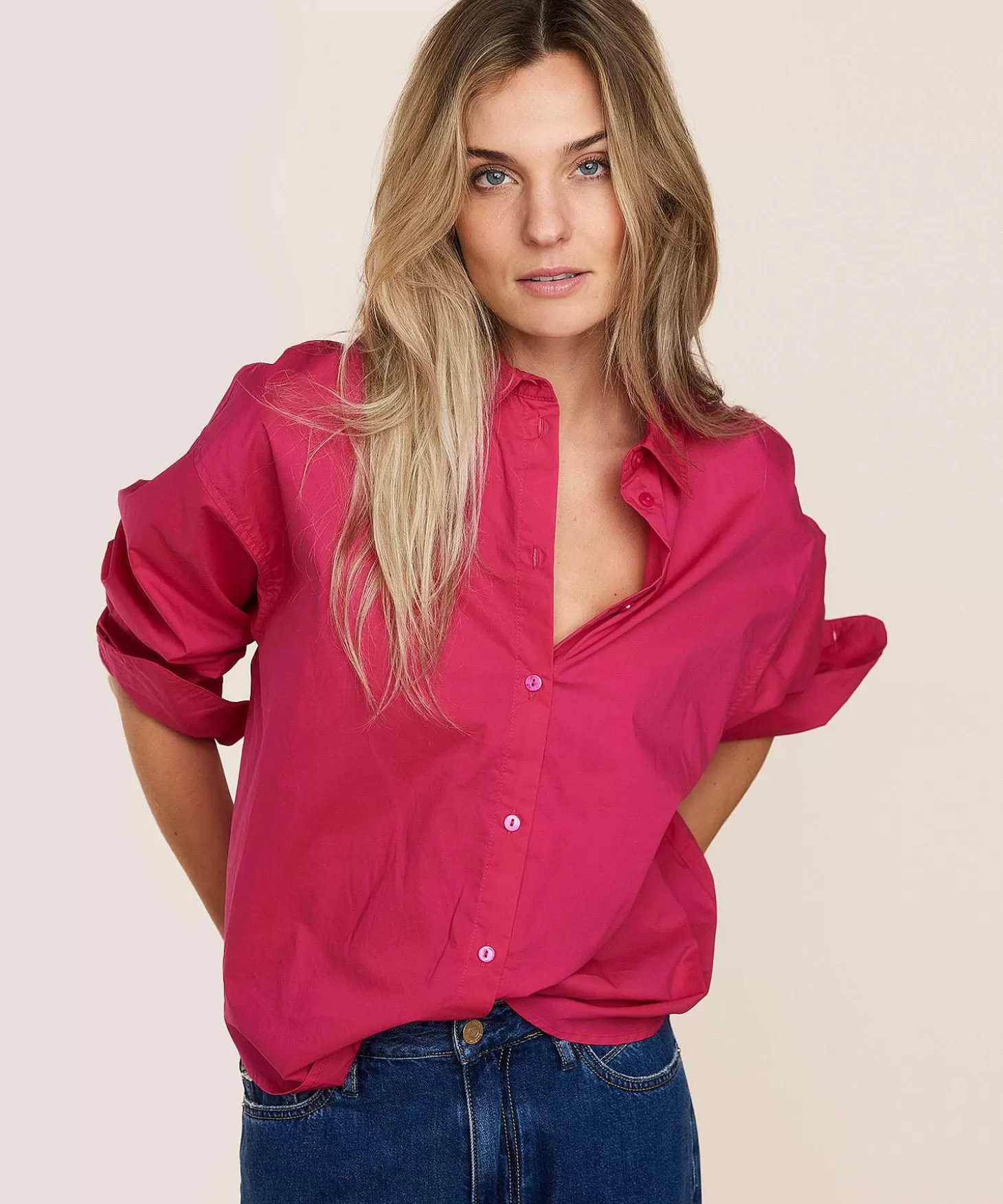 Poplin Blouse*Summum Outlet