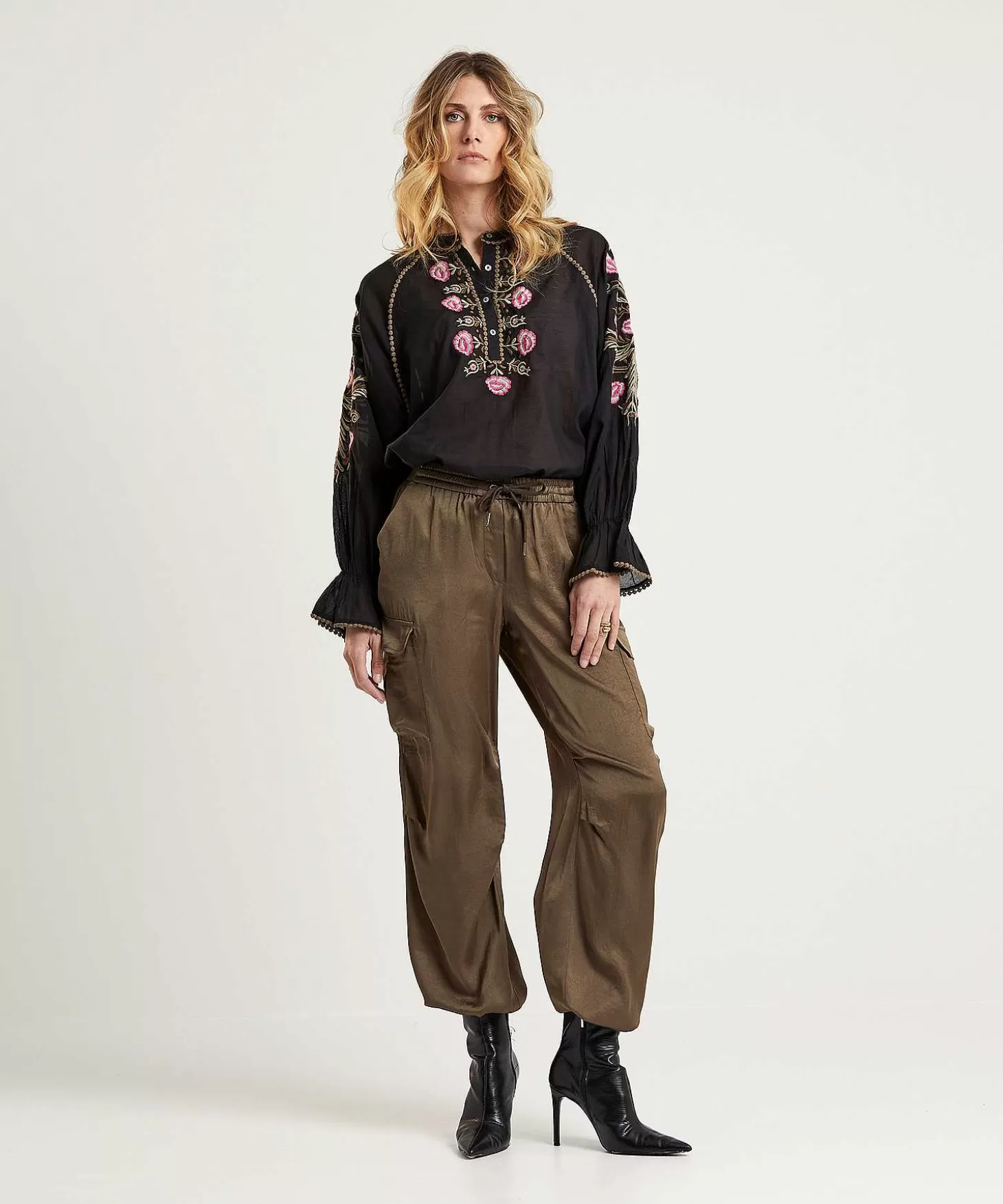 Silky Cargo Pants*Summum Discount