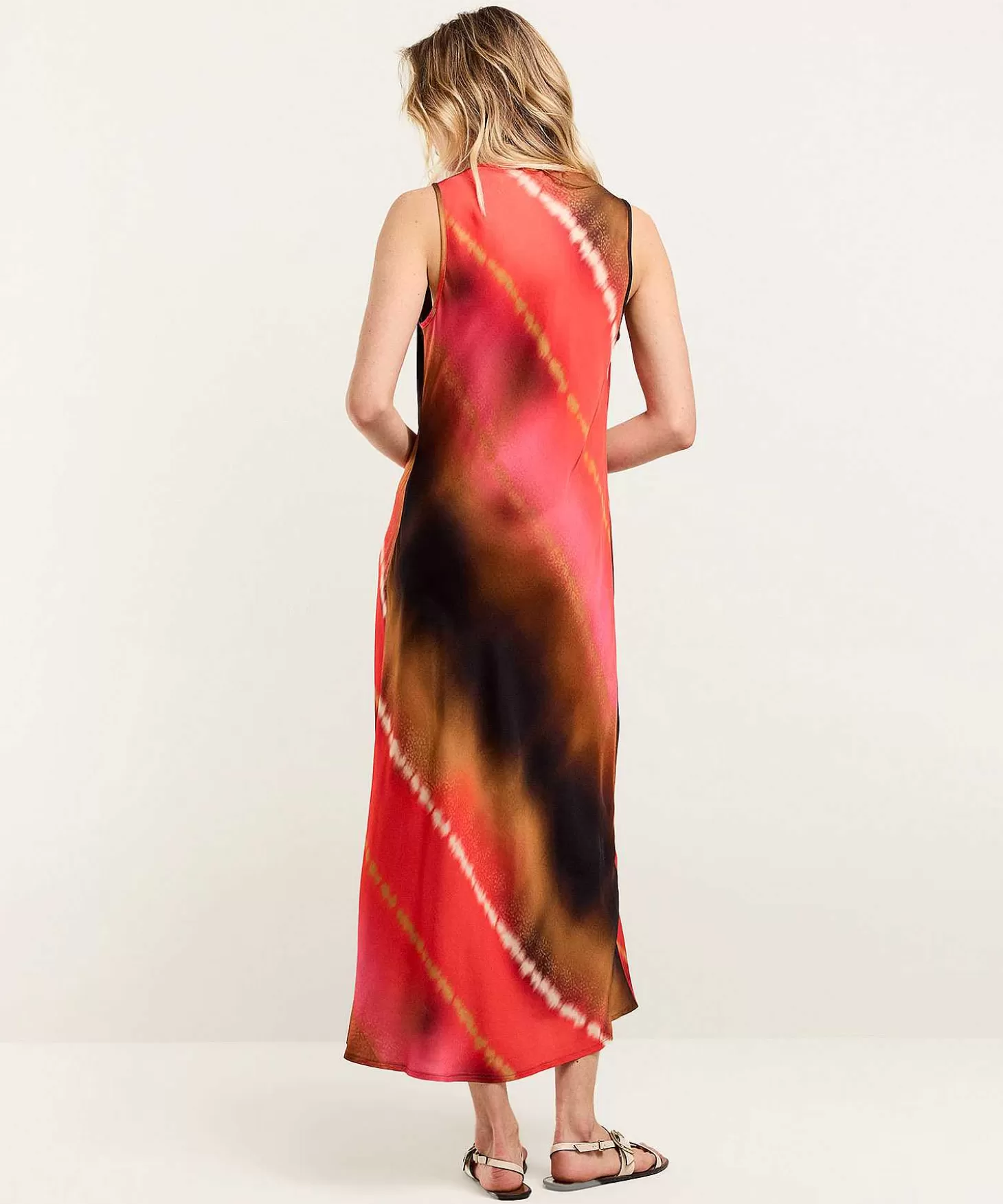 Silky Dress Tie-Dye*Summum Clearance