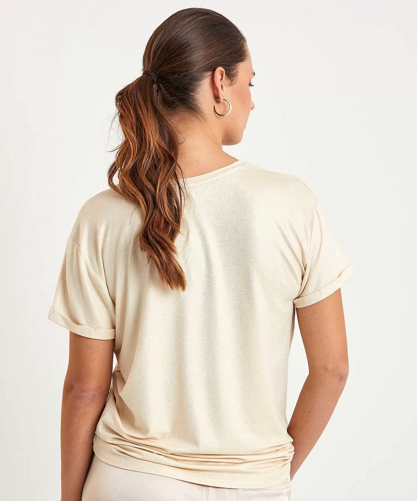 T-Shirt Metallic Coated*Summum Cheap