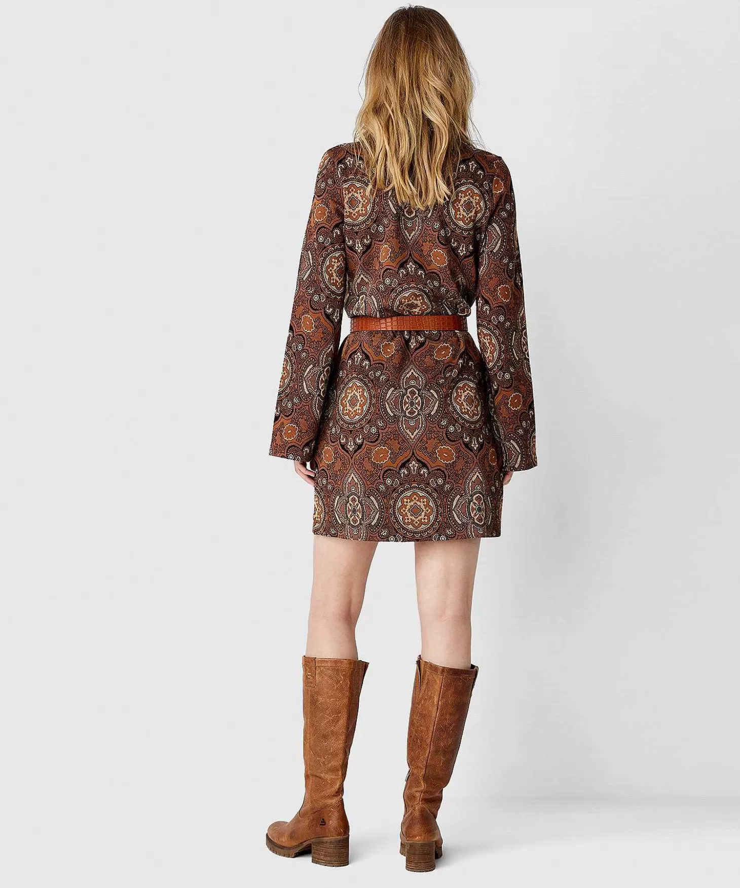 Tunic Dress Paisley Jacquard*Summum Store