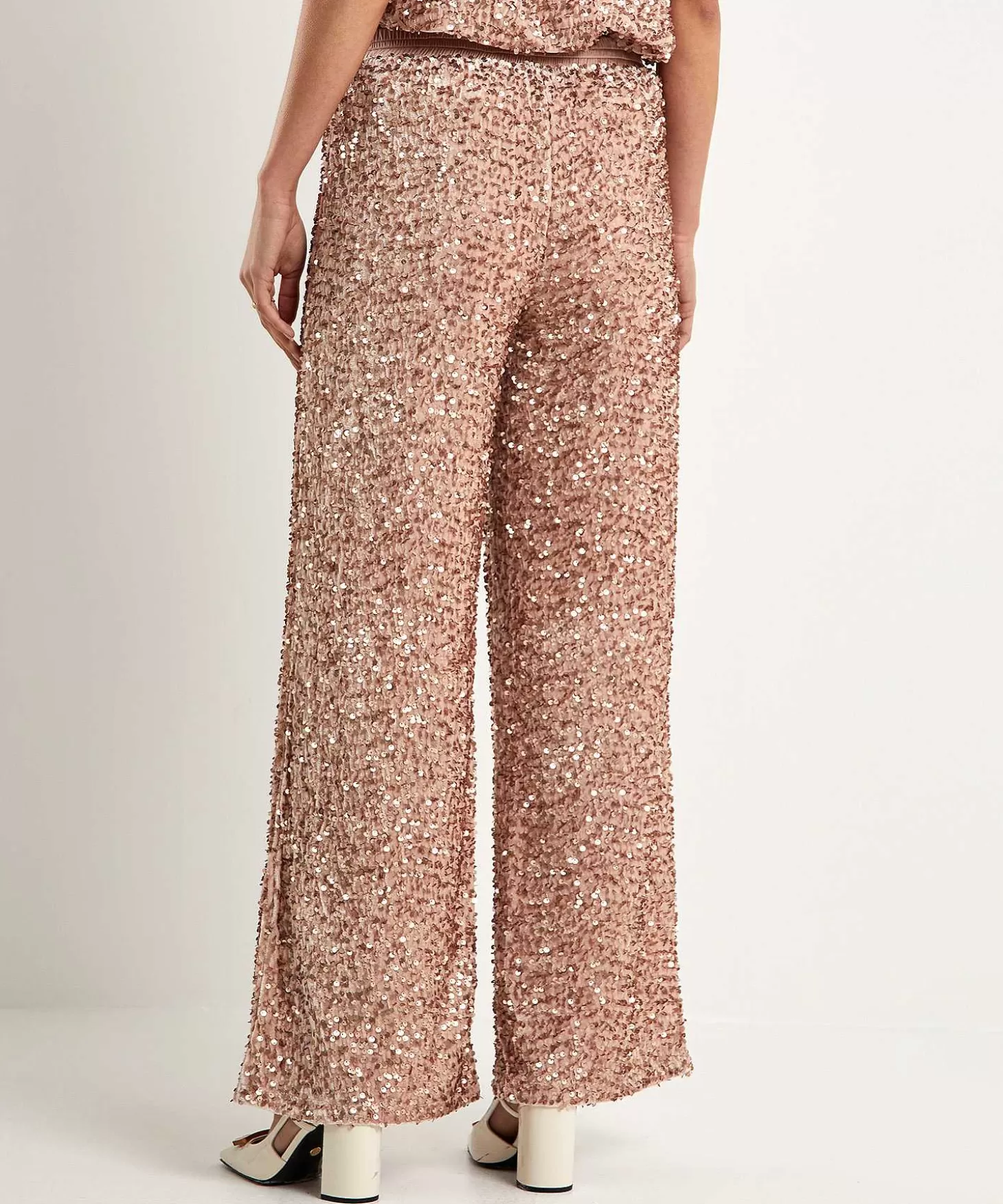 Wide Leg Pants Sequins*Summum Outlet