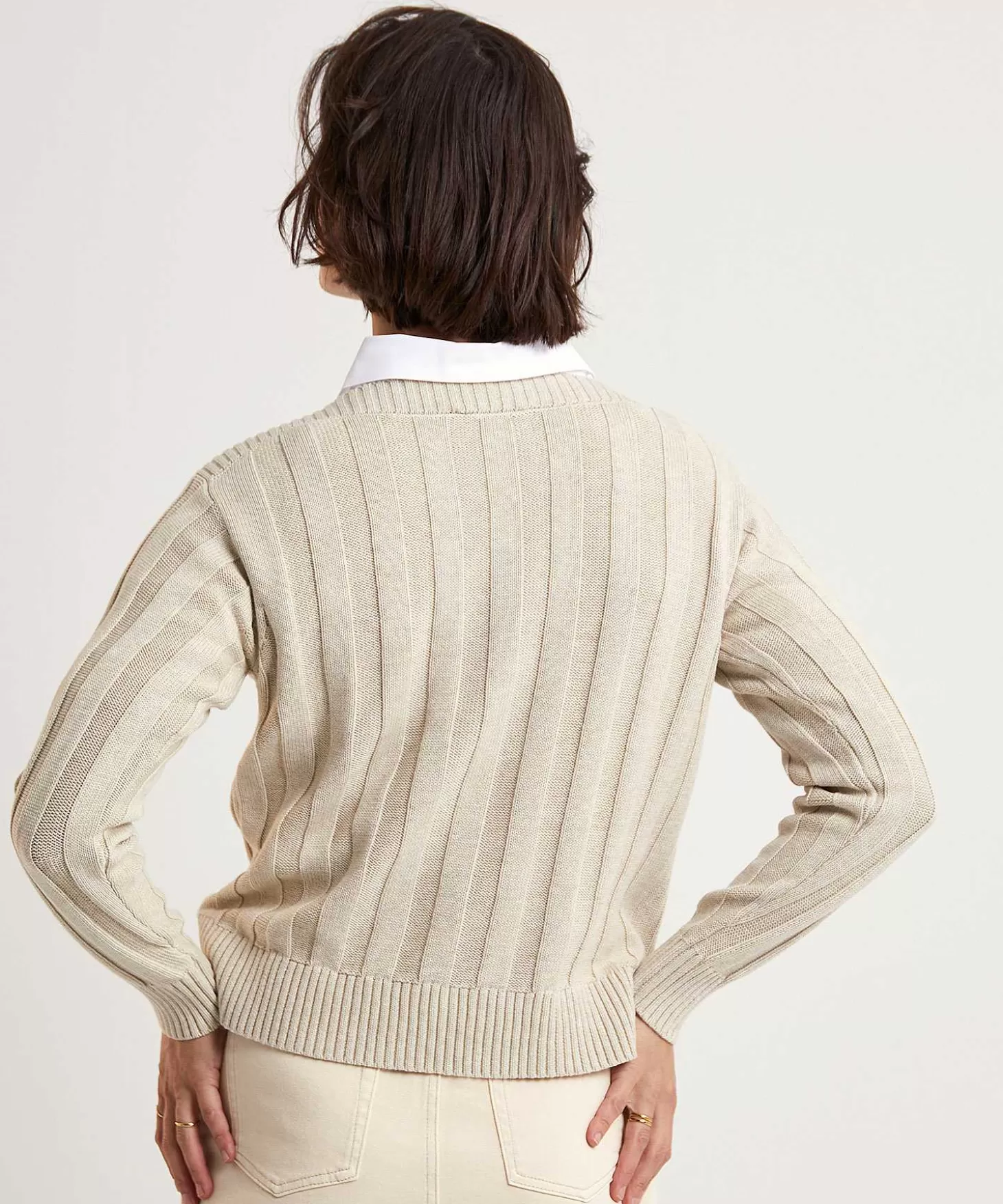 Sweater Wide Rib** Flash Sale