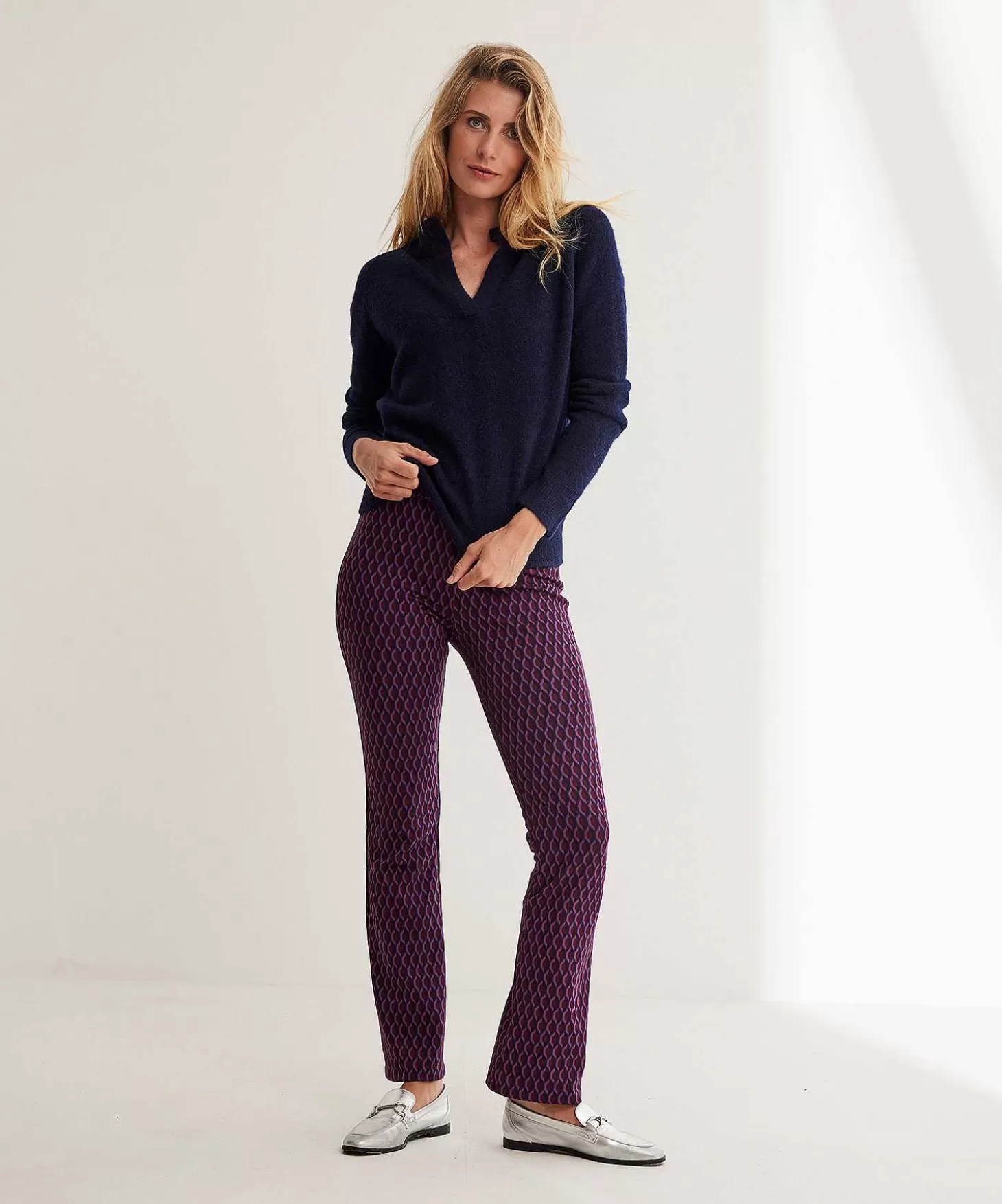 Sweater With V-Neck** Discount