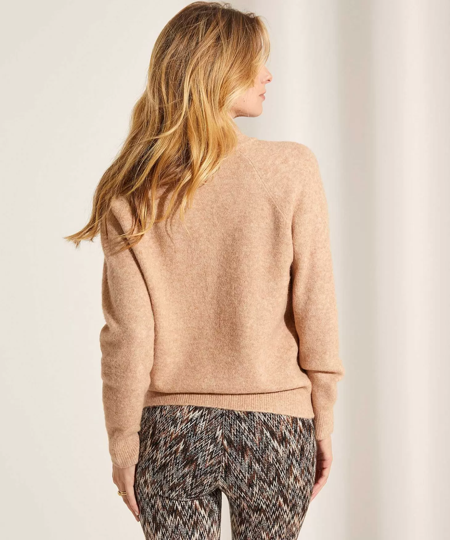 Sweater With V-Neck** Fashion