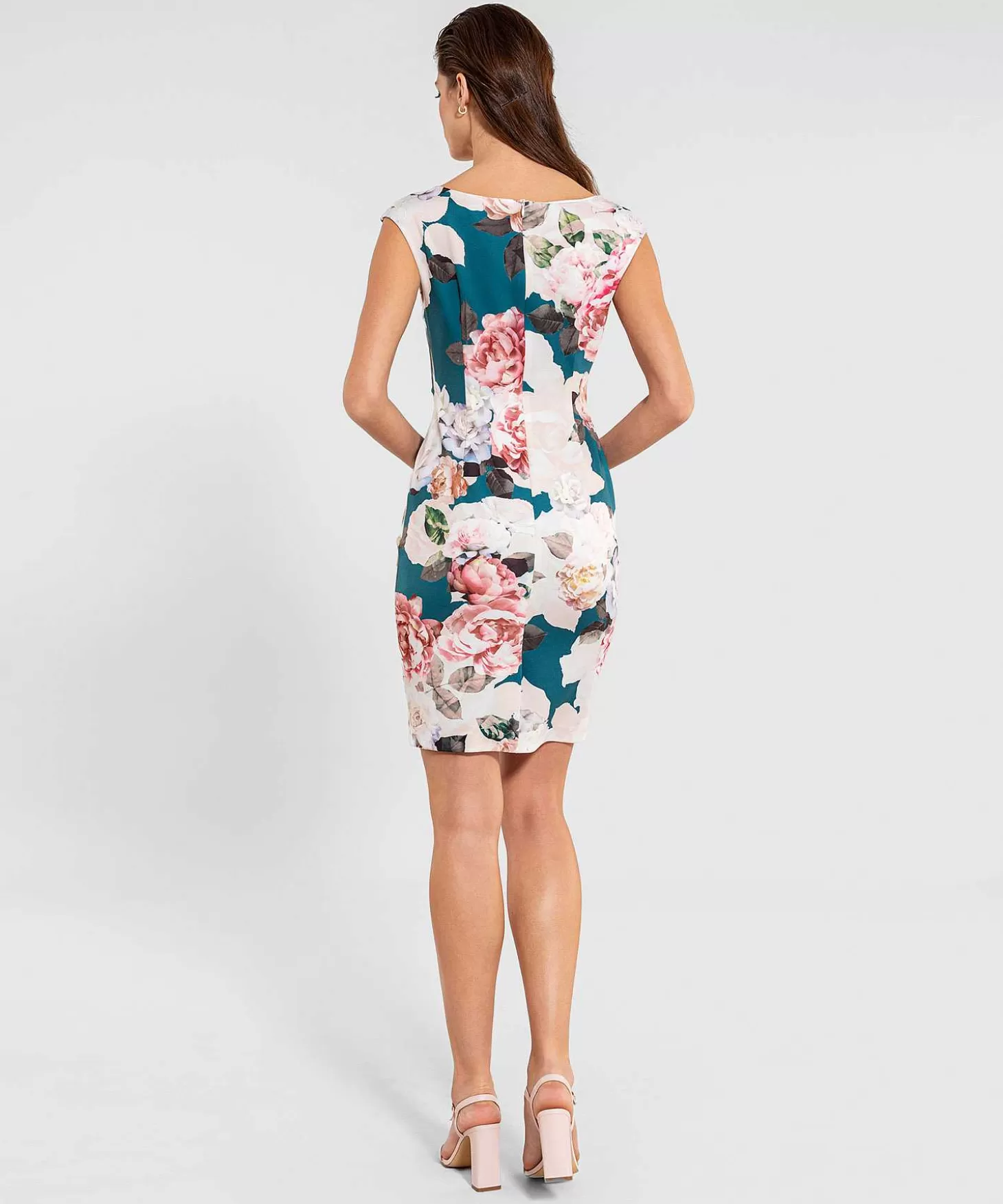 Dress Rose Print*Swing Flash Sale