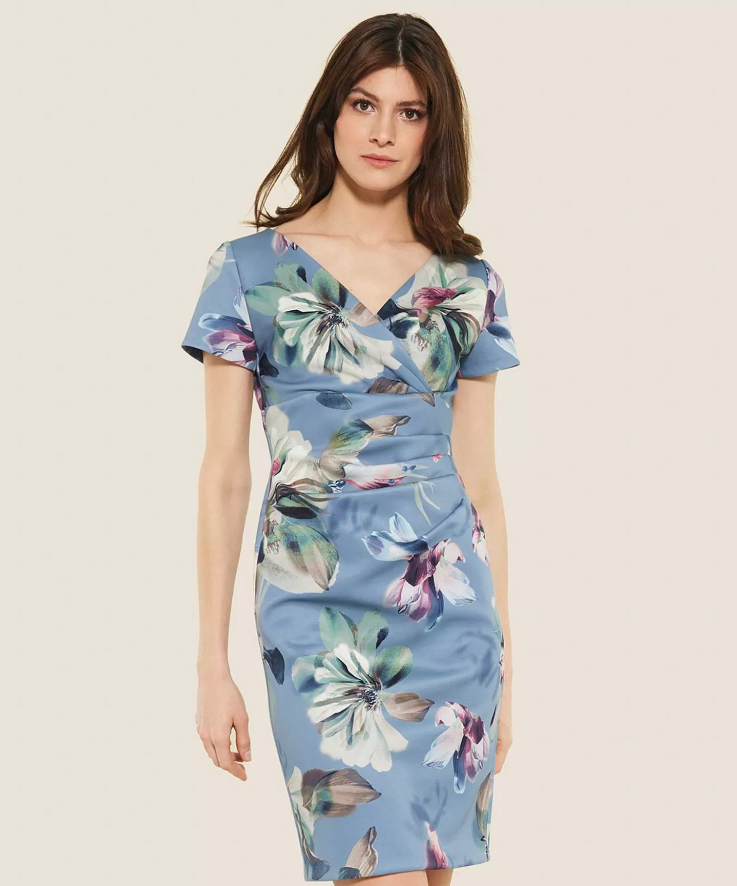 Scuba Dress Floral Print*Swing Store