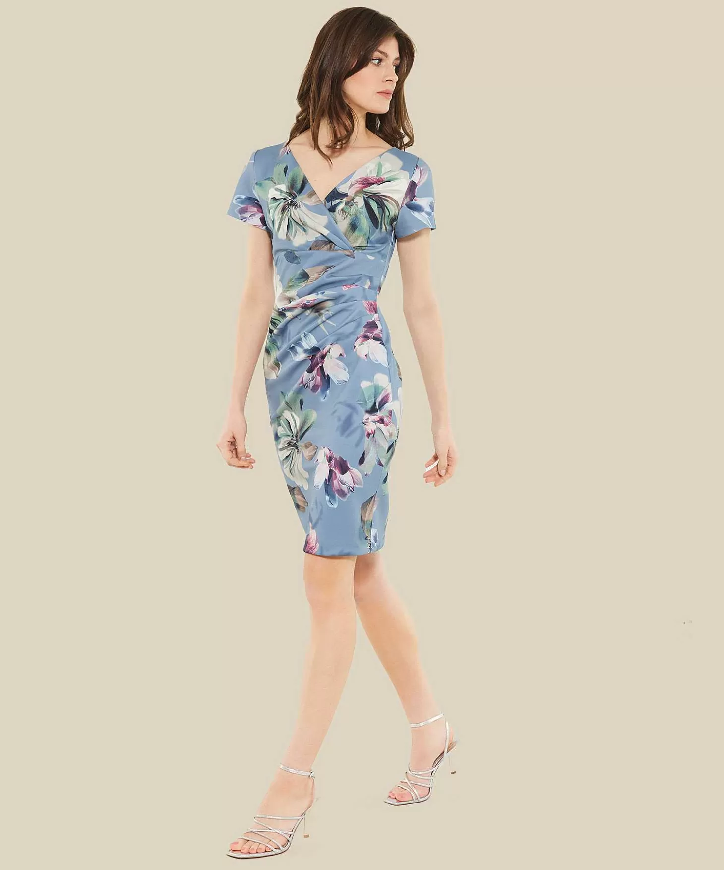 Scuba Dress Floral Print*Swing Store