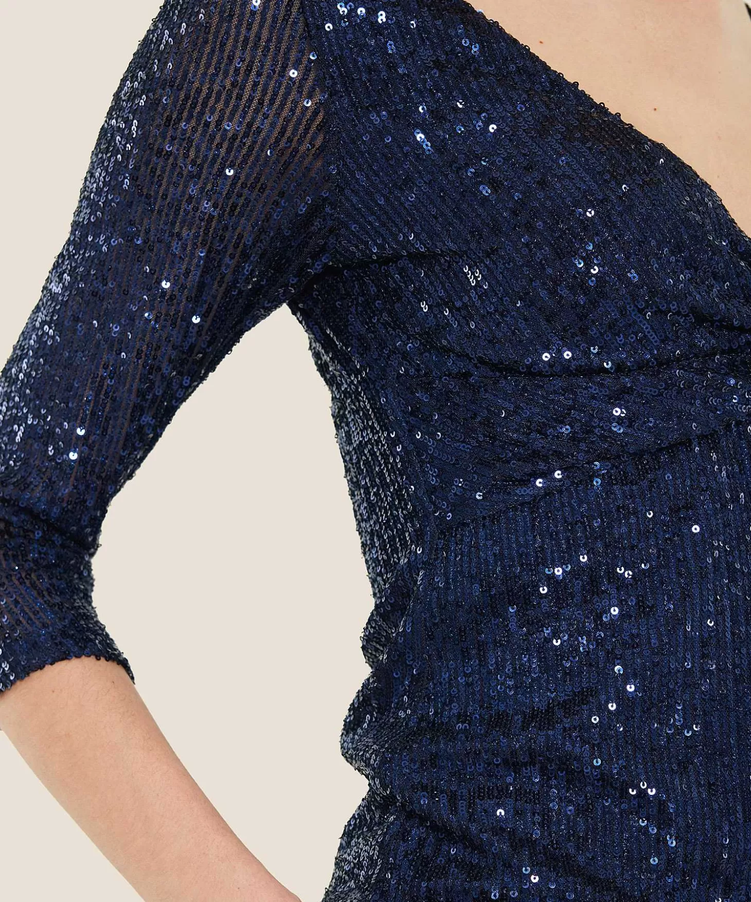 Top Sequin Button Detail*Swing Best Sale