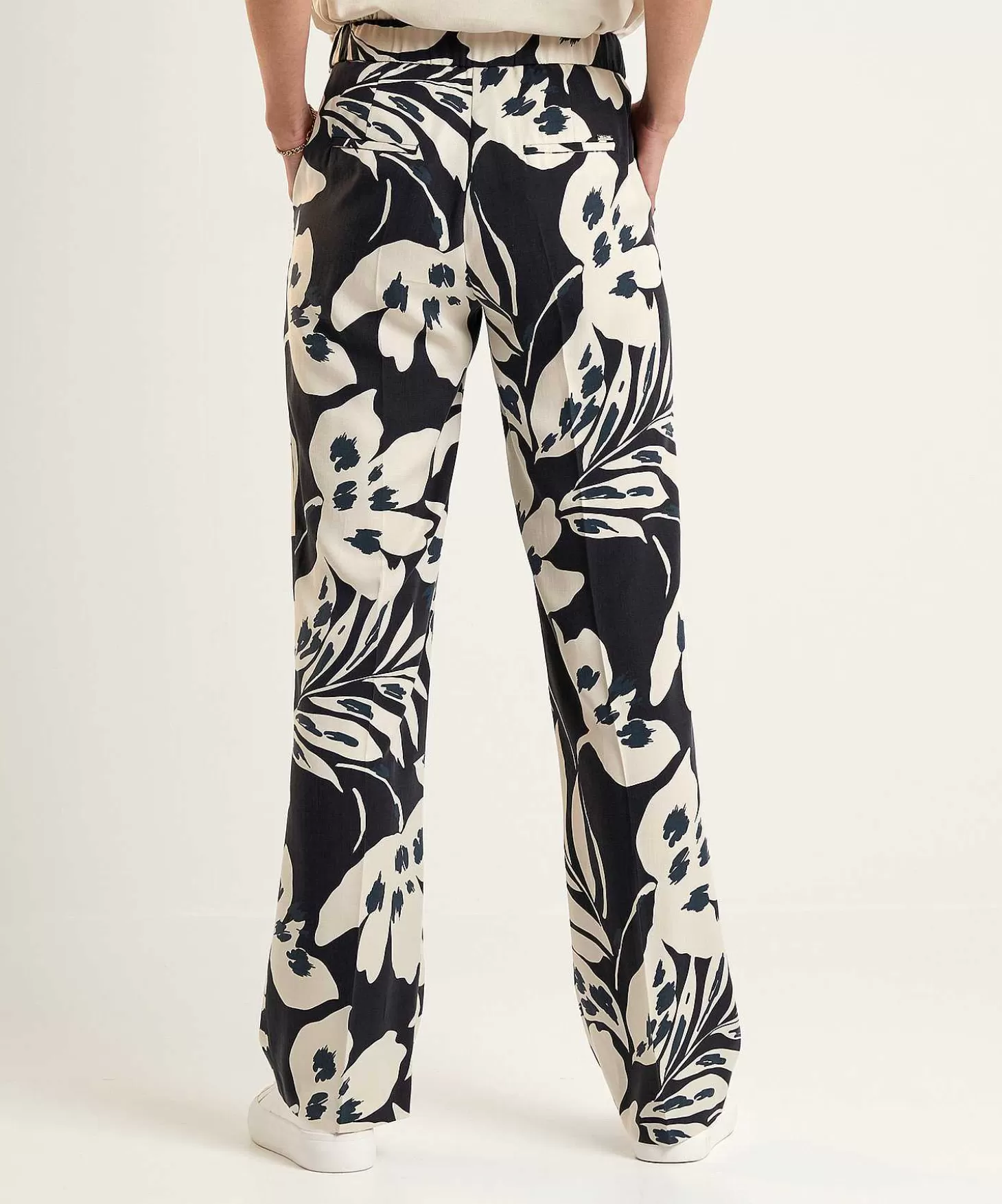 Wide Leg Pants Floral Print Luisa Beauty*TONI Flash Sale