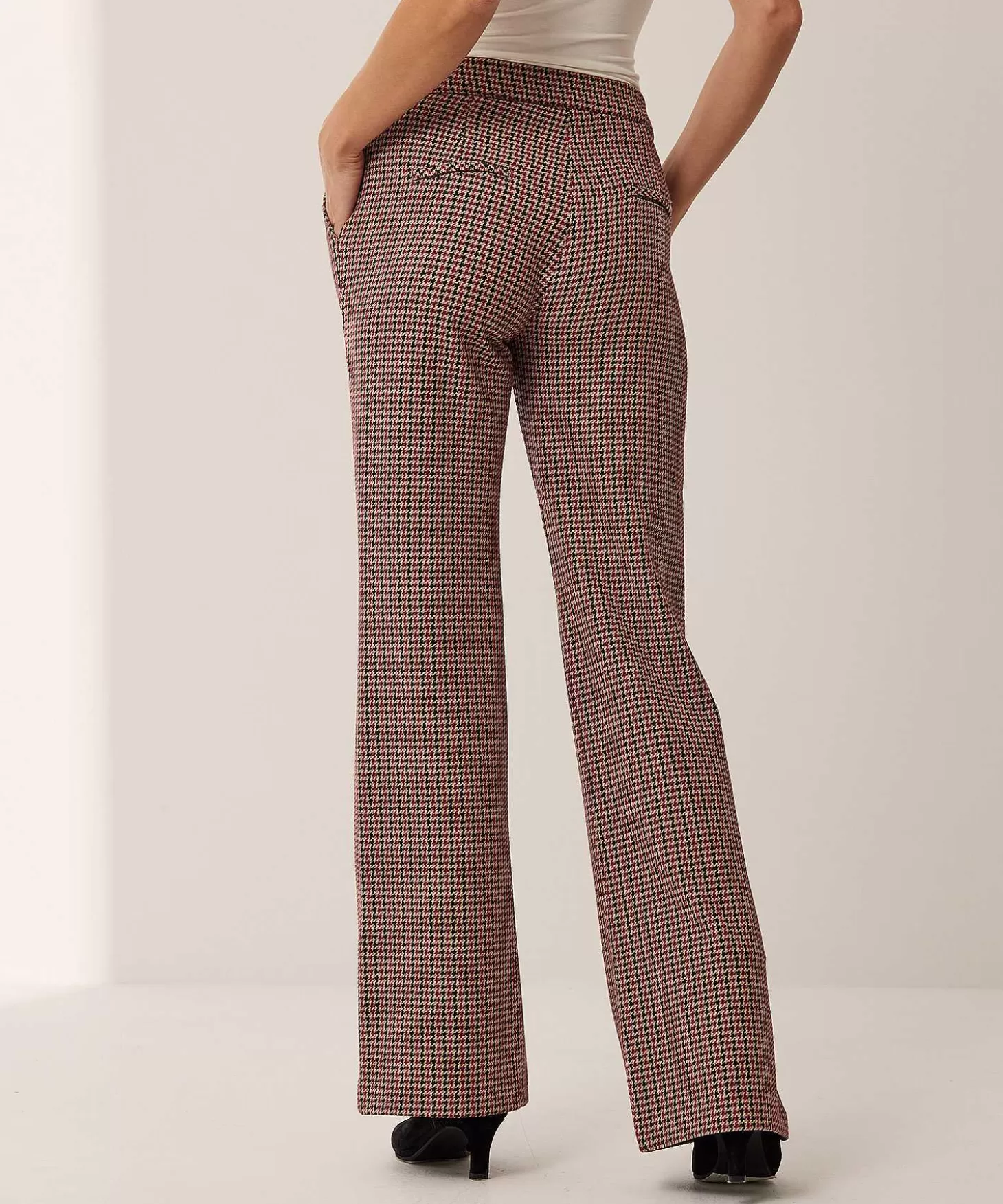 Wide Leg Trousers Jenny Check*TONI Outlet