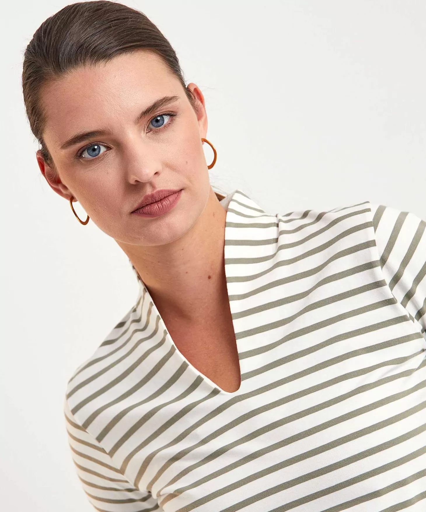 Tulip Shirt Short Sleeve Breton Stripe** Discount