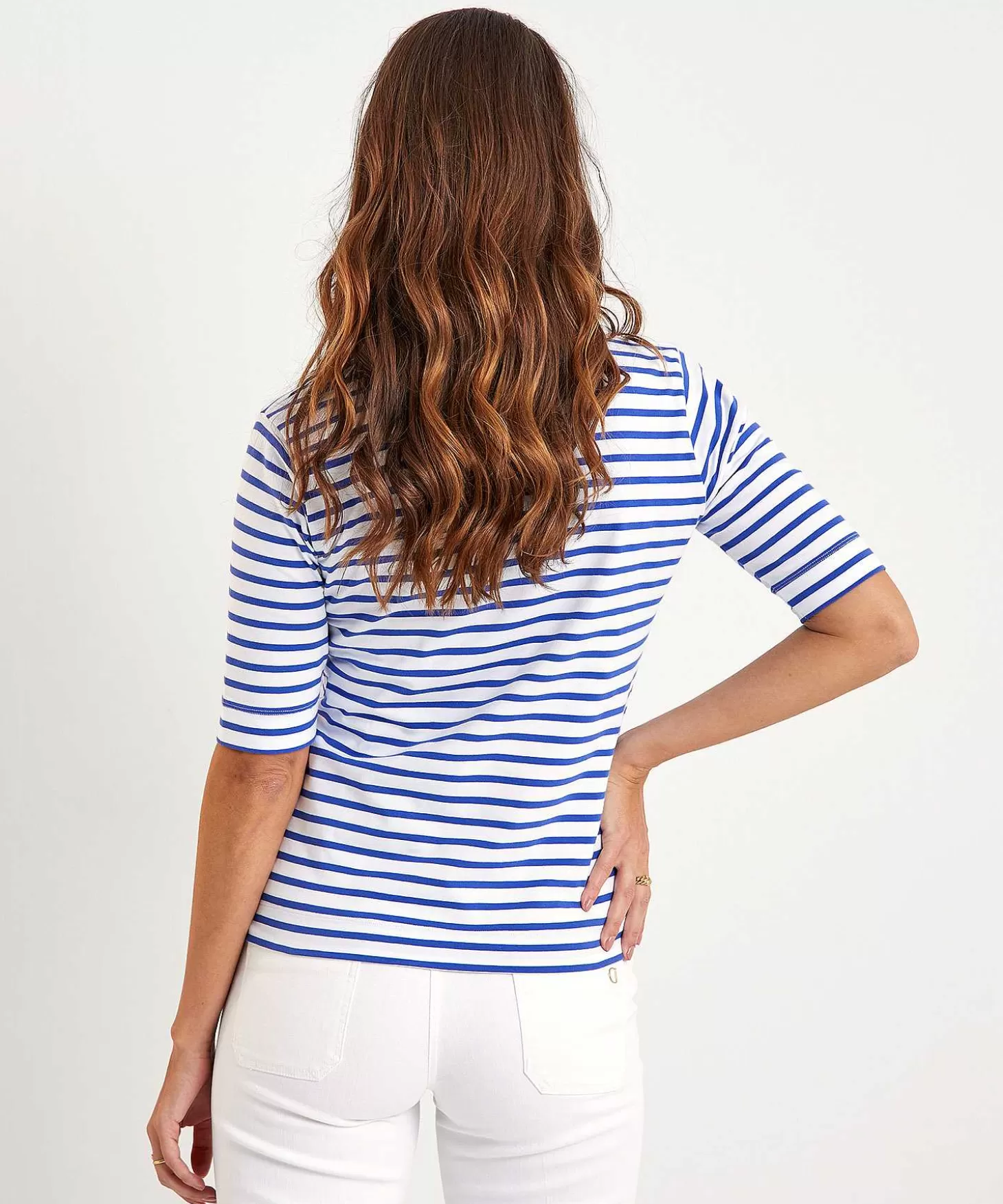 Tulip Shirt Short Sleeve Breton Stripe** Discount