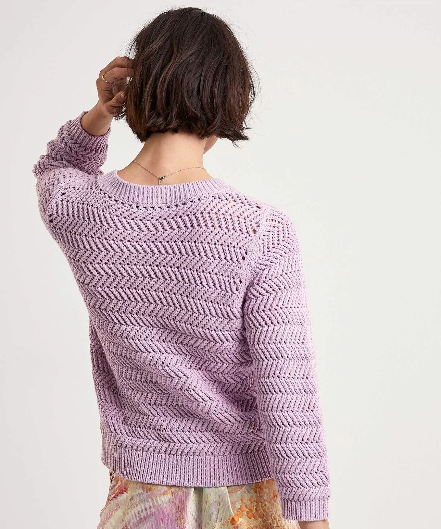 Zigzag Openwork Sweater** Shop